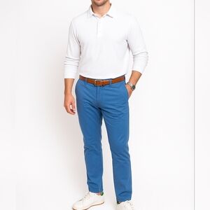 Rowm 38x32 Blue Chino Pants | Preppy Coastal Spring‎ Summer Style